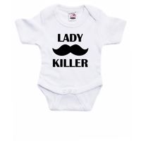 Lady killer cadeau baby rompertje wit jongens