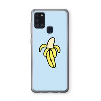 Banana: Samsung Galaxy A21s Transparant Hoesje