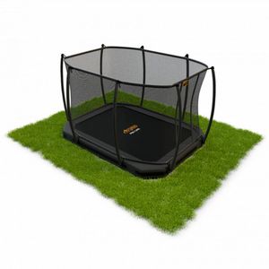 Avyna Trampoline Inground met BD Veiligheidsnet Pro-Line - 340 x 240 cm (234) - HD Plus Beschermrand - Grijs