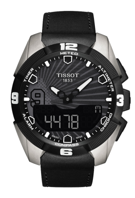 Horlogeband Tissot T0914204606100A Leder Zwart