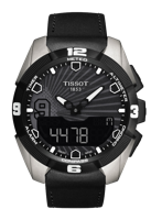 Horlogeband Tissot T0914204606100A Leder Zwart