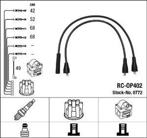 Bougiekabelset RCOP402