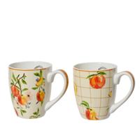 Decoris Mok porselein 400ml perzik