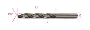 Beta Spiraalboren, korte uitvoering HSS-CO 8% volledig geslepen 415 6,25 - 004150103