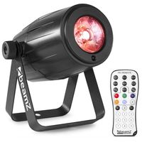 Beamz PS12W LED pinspot 12W RGBW IR