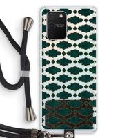 Moroccan tiles: Samsung Galaxy S10 Lite Transparant Hoesje met koord