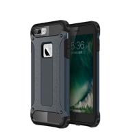 iPhone 7 Plus & 8 Plus robuust pantser TPU + Kunststof back cover Hoesje (donker blauw)
