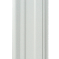 MDF Romantische architraaf 90x16 voogelakt RAL9010 - lengte 244cm