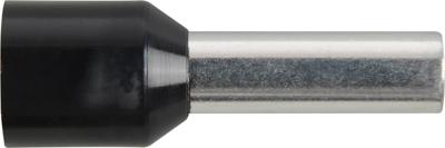 HERTH+BUSS Wire end ferrule black l1 20mm