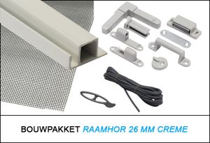 Bouwpakket Raamhor 26 mm Crème