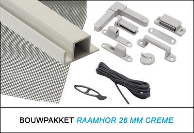 Bouwpakket Raamhor 26 mm Crème