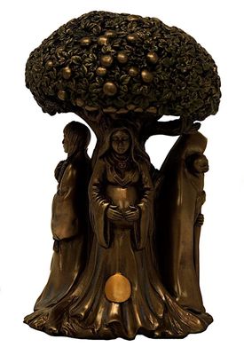 Beeld &apos;Mother Maiden Crone&apos; Bronskleurig - 18 cm