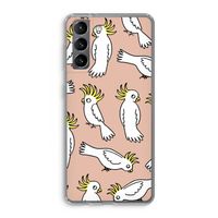 Papegaai: Samsung Galaxy S21 Transparant Hoesje Papegaai: Samsung Galaxy S21 Transparant Hoesje