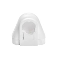 Op=Op | Leen Bakker - 2 Steunen Schuif Ø13mm - Kunststof - Wit