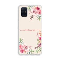 Rozen: Galaxy A51 4G Transparant Hoesje Rozen: Galaxy A51 4G Transparant Hoesje