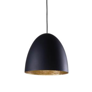 Nowodvorski Zwarte hanglamp Egg M Ø 38cm 9022