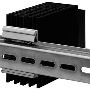 Fischer Elektronik Klembevestiging voor DIN-rails KL 35-75 (l x b x h) 75 x 8.5 x 50 mm