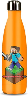Minecraft - Steve Orange Water Bottle