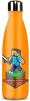 Minecraft - Steve Orange Water Bottle