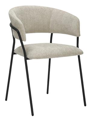 LABEL51 Eetkamerstoel 'Luuk' Elite stof, kleur Naturel
