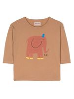 Bobo Choses t-shirt The Elephant en coton biologique - Tons neutres