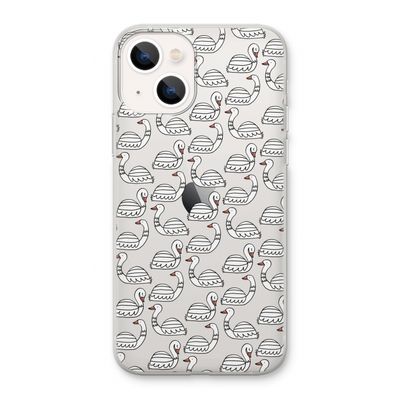Zwanen: iPhone 13 Transparant Hoesje