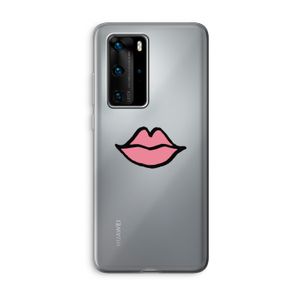 Kusje: Huawei P40 Pro Transparant Hoesje
