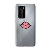 Kusje: Huawei P40 Pro Transparant Hoesje