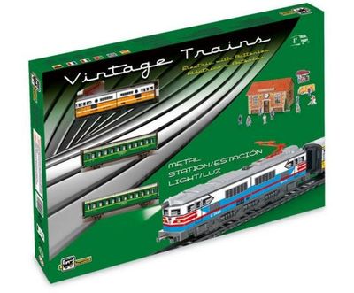 Pequetren Startset batterij 301 Classic passagiers trein