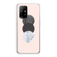 Marmeren cirkels: Oppo A95 5G Transparant Hoesje
