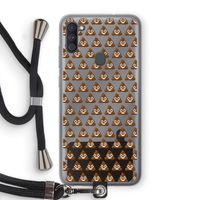 Poop emoji: Samsung Galaxy A11 Transparant Hoesje met koord