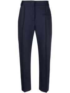 Fabiana Filippi pantalon court à taille haute - Bleu