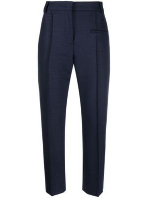 Fabiana Filippi pantalon court à taille haute - Bleu