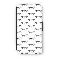 Wimpers: iPhone 8 Plus Flip Hoesje