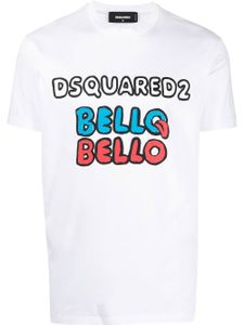 DSQUARED2 t-shirt à imprimé graphique - Blanc