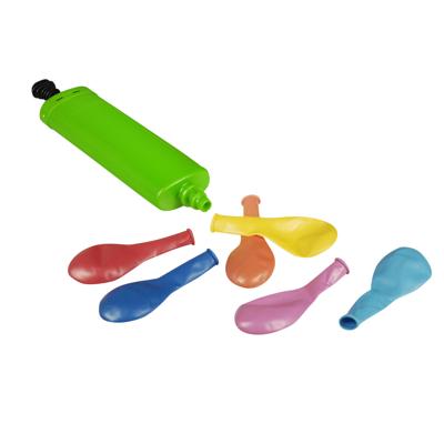 Feestartikelen 100x party ballonnen met ballonnenpomp