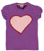 O'Chill Meisjes t-shirt - Abigail - Paars - thumbnail