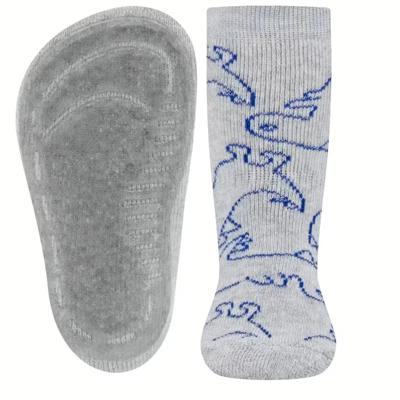 Ewers antislip sokken Stoppi softstep Dino Hellsilber-31-34