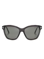 TOM FORD Eyewear lunettes de soleil Lucia à monture carrée - Noir - thumbnail