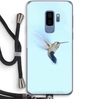 Kolibri: Samsung Galaxy S9 Plus Transparant Hoesje met koord