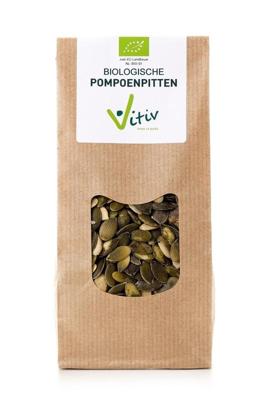 Vitiv Pompoenpitten bio 250 Gram Vitiv Pompoenpitten bio 250 Gram