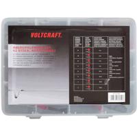 VOLTCRAFT 1417395 Krokodillenklemmenset Zwart, Rood Lengte: 230 mm 42 stuk(s)