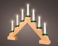 LED raamdeco l5b39h32 cm ntrl/wwt kerst - Lumineo