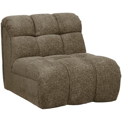 Leen Bakker - Draaifauteuil Beau - Raven - Stof - Bruin - 98x81x77 Cm