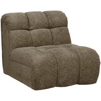 Leen Bakker - Draaifauteuil Beau - Raven - Stof - Bruin - 98x81x77 Cm