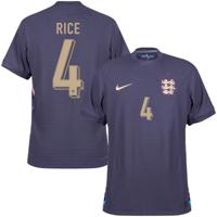 Engeland Dri Fit ADV Match Shirt Uit 2024-2025 + Rice 4 - thumbnail