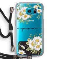 Daisies: Samsung Galaxy S6 Transparant Hoesje met koord