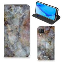 Huawei P40 Lite | Standcase | Marmer Grijs