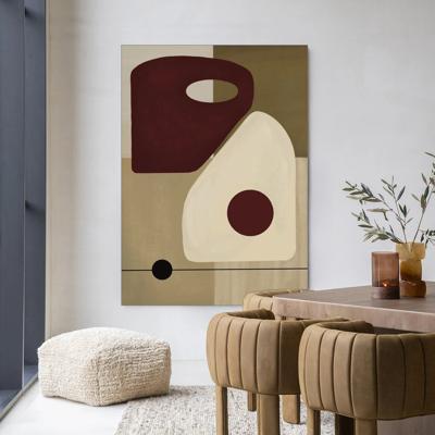 Urban Cotton Wandkleed 'Polished' 80 x 110cm in Frame - black