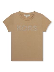 Michael Kors Kids sweat à logo appliqué - Tons neutres